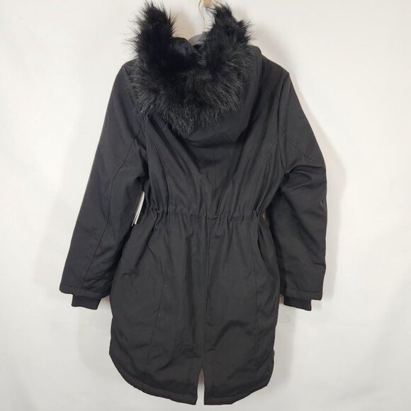 Time and Tru Women's Heavyweight Anorak Jacket in Black - Size XS - Picture 4 of 10